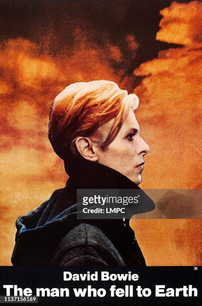 The Man Who Fell To Earth, poster, US poster art, David Bowie, 1976.