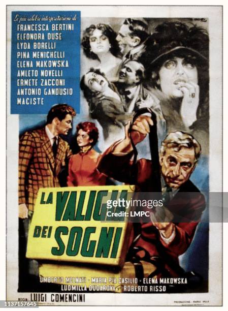 La Valigia Dei Sogni, poster, Italian poster art, 1953.