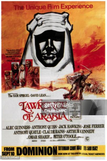 Lawrence Of Arabia , poster, UK poster art, 1962.