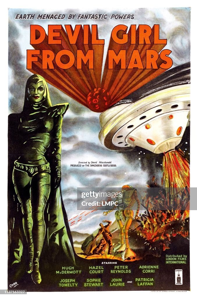 Devil Girl From Mars Poster US Poster Patricia Laffan 1954 devil-girl-from-mars-poster-us-poster-patricia-laffan-1954
