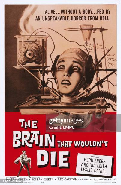 The Brain That Wouldn't Die, poster, US poster art, Virginia Leith, 1962.