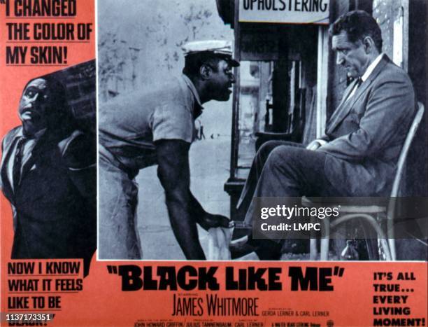 Black Like Me, lobbycard, James Whitmore, 1964.