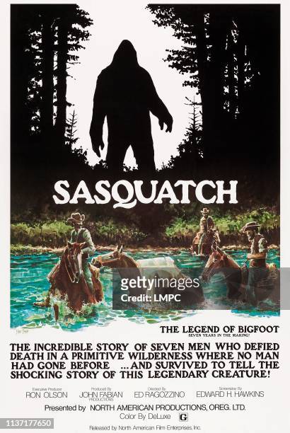 The Legend Of Bigfoot, poster, US poster art, 1977.