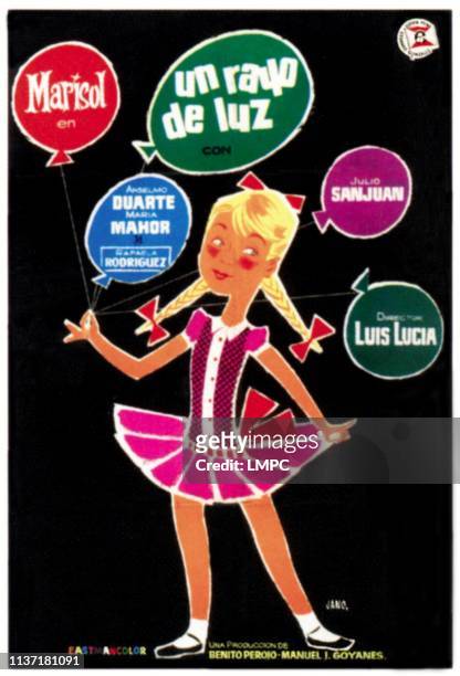 Un Rayo De Luz, poster, Spanish poster art, 1960.