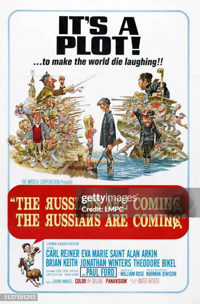 The Russians Are Coming The Russians Are Coming, poster, poster art by Jack Davis, 1966.