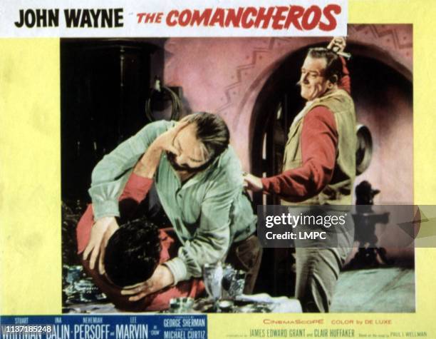 The Comancheros, poster, John Wayne , 1961.