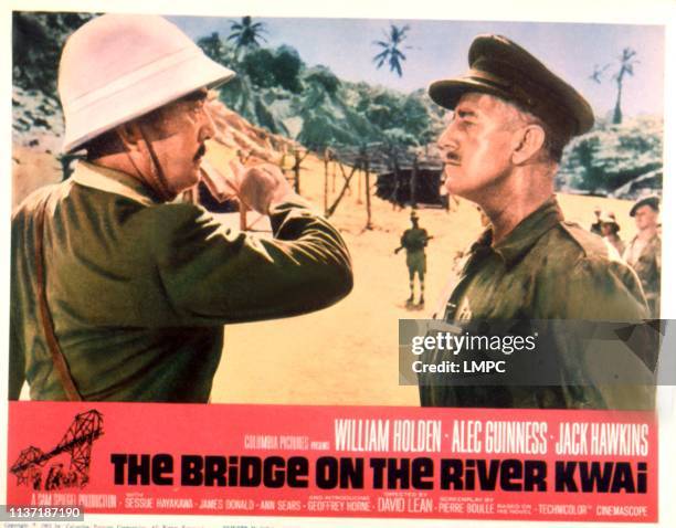 The Bridge On The River Kwai, poster, Sessue Hayakawa, Alec Guinness, 1957.