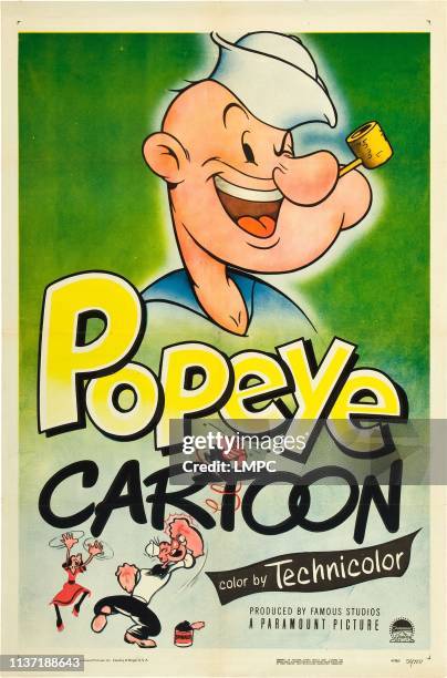 Popeye, poster, circa 1950s.