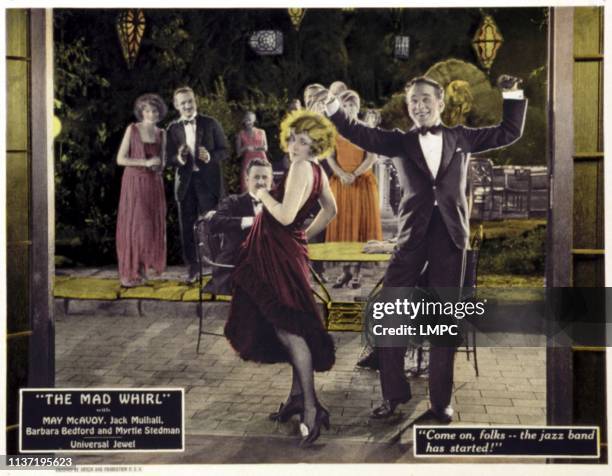Mad Whirl, lobbycard, THE, May McAvoy, Jack Mulhall, 1925.