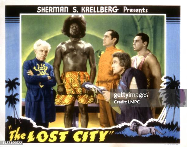 The Lost City, lobbycard, Josef Swickhard, Sam Baker, 1935.