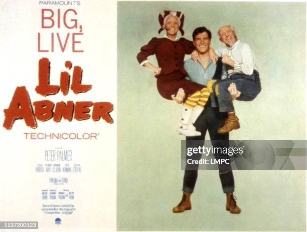 Li'l Abner, poster, Billie Hayes, Peter Palmer, Joe E. Marks, 1959.