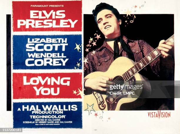 Loving You, poster, Elvis Presley, 1957.