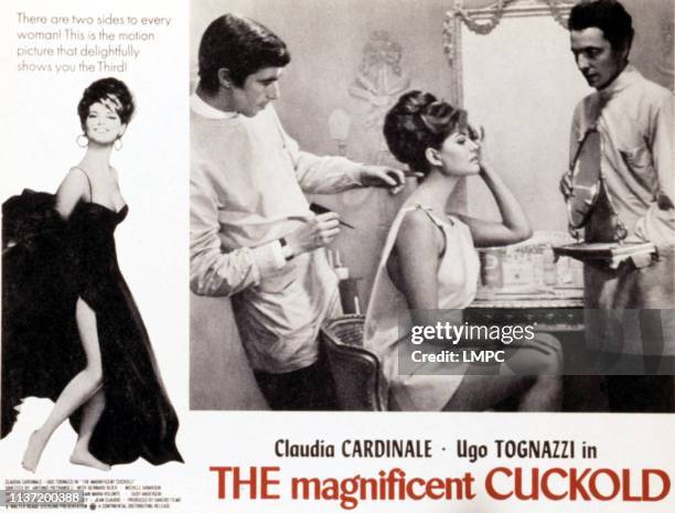Magnificent Cuckold, lobbycard, THE, Claudia Cardinale, 1965.