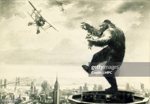 King Kong, poster, poster art, 1933.