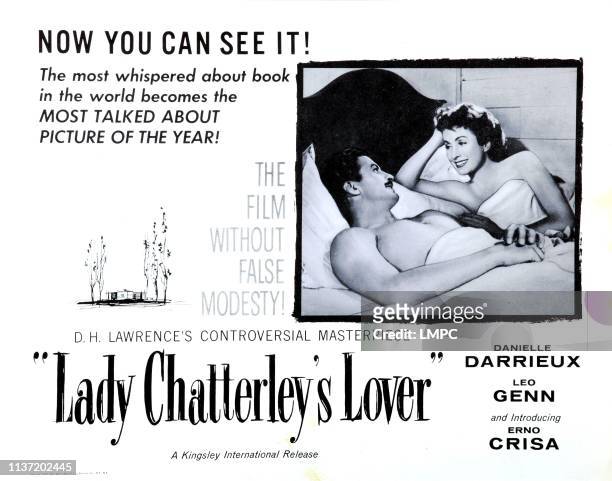 Lady Chatterley's Lover, poster, , Erno Crisa, Danielle Darrieux, 1955.