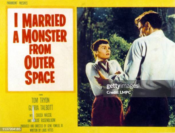 Married A Monster From Outer Space, lobbycard, Gloria Talbott, 1958.