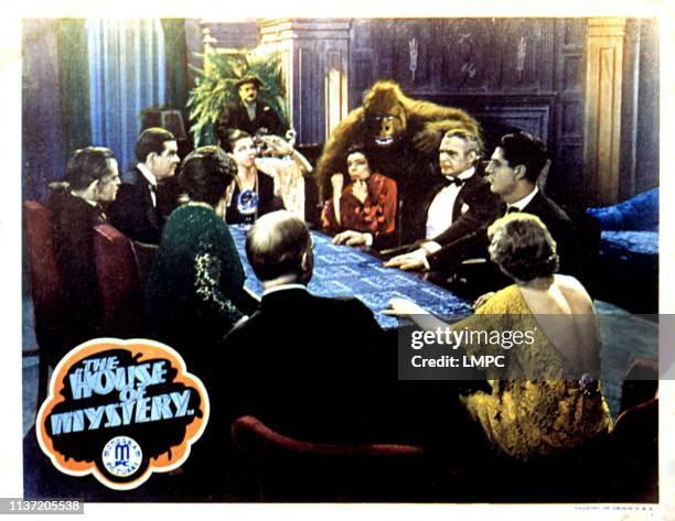 House Of Mystery, lobbycard, Ed Lowry, Fritzi Ridgeway, Dale Fuller, 1934.