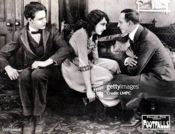 Footfalls, lobbycard, Tom Douglas, Estelle Taylor, 1921.