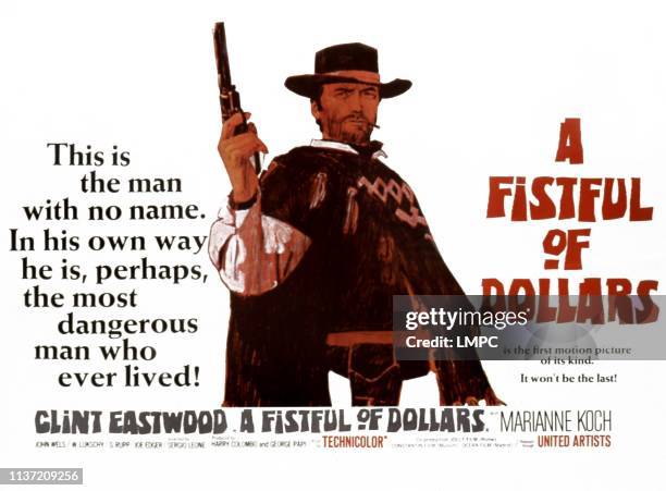 Fistful Of Dollars , poster, Clint Eastwood, 1964.