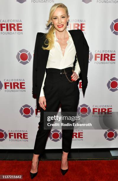 Louise Linton attends the California Fire Foundation 6th Annual Gala - "Celebrating Uncommon Courage" at Avalon Hollywood on March 20, 2019 in Los...