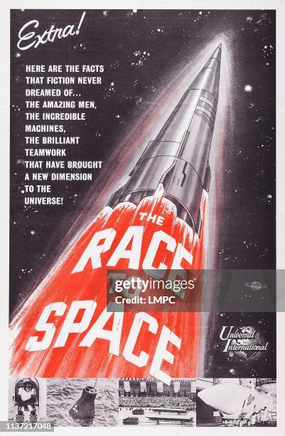 The Race To Space, poster, US poster, circa late 1950s.