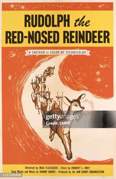 Rudolph The Red-nosed Reindeer, poster, US poster, Rudolph the Red-Nosed Reinder, 1948.