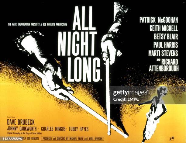 All Night Long, poster, Marti Stevens , 1961.