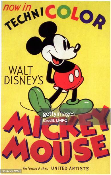 Mickey Mouse, poster, 1930s.