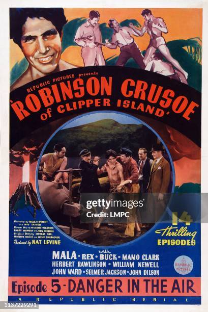 Robinson Crusoe Of Clipper Island, poster, US poster art, Mala , 1936.