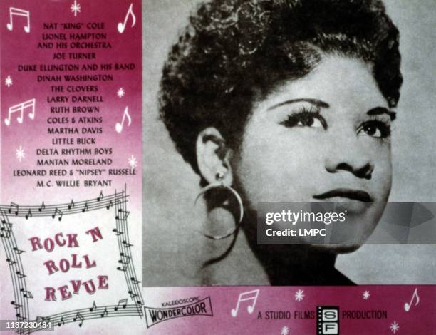 Rock 'n' Roll Revue, lobbycard, Ruth Brown, 1955.