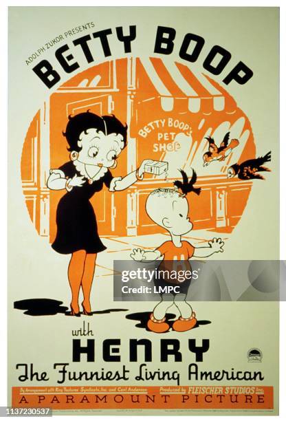 Betty Boop, poster, Henry, , 1930s.