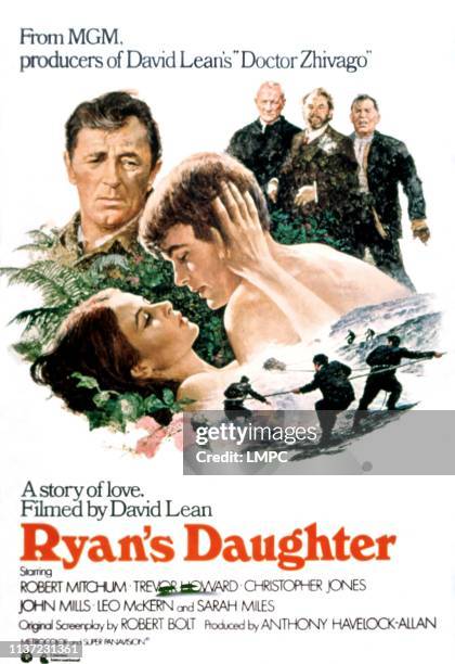 Ryan's Daughter, poster, , Robert Mitchum, Sarah Miles, Christopher Jones, 1970.