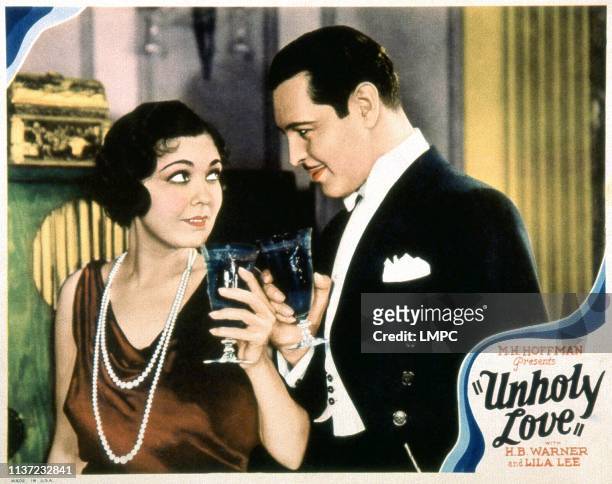 Unholy Love, lobbycard, Lila Lee, Ivan Lebedeff, 1932.
