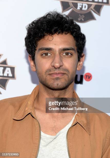 Karan Soni attends the premiere of truTV's "Tacoma FD" at Seventh/Place on March 20, 2019 in Los Angeles, California.