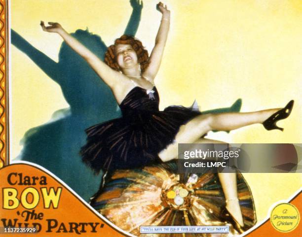 The Wild Party, lobbycard, Clara Bow, 1929.