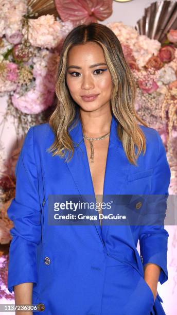 Jamie Chung celebrates her 42 Gold Collection at LaPeer Hotel on March 20, 2019 in West Hollywood, California.