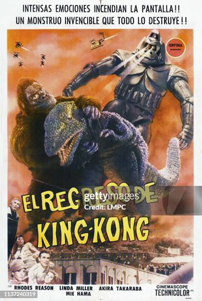 King Kong Escapes, poster, , Argentinan poster, King Kong , 1967.