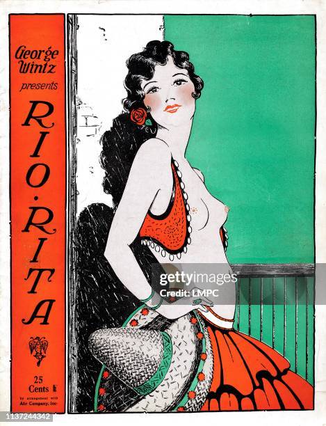 Rio Rita, poster, Bebe Daniels, 1929.