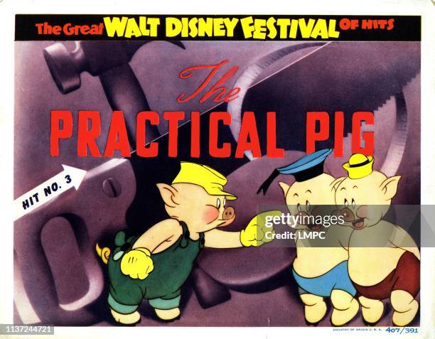 The Practical Pig, poster, 1939.