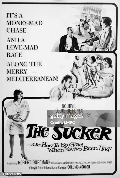 The Sucker, poster, , poster, Alida Chelli , Bourvil , 1965.