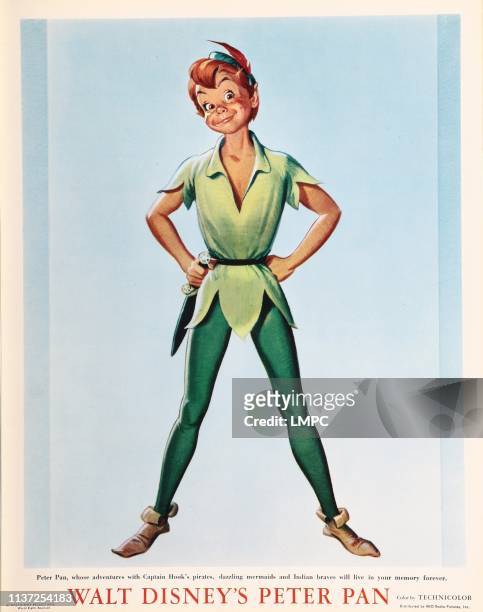 Peter Pan, lobbycard, 1953.