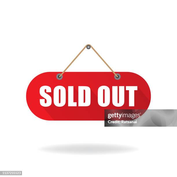 sold out icon - sold out stock illustrations