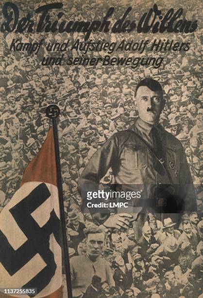 Triumph Of The Will, poster, German poster art, Adolf Hitler, 1935.