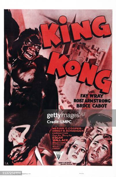 King Kong, poster, US 1952.