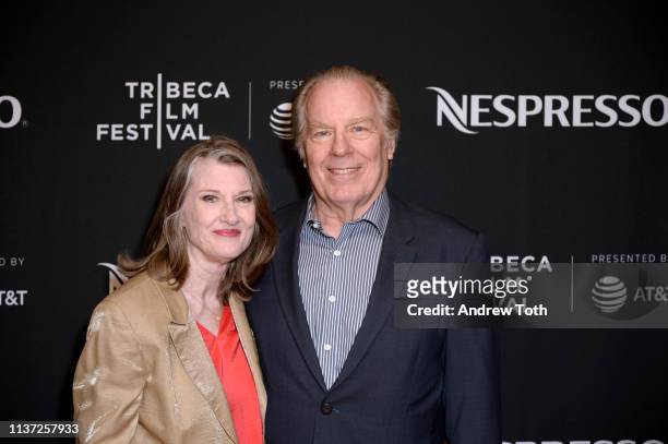 Annette O'Toole and Michael McKean attend the 2019 Tribeca Film Festival LA Reception at Nespresso Boutique & Cafe on March 20, 2019 in Beverly...