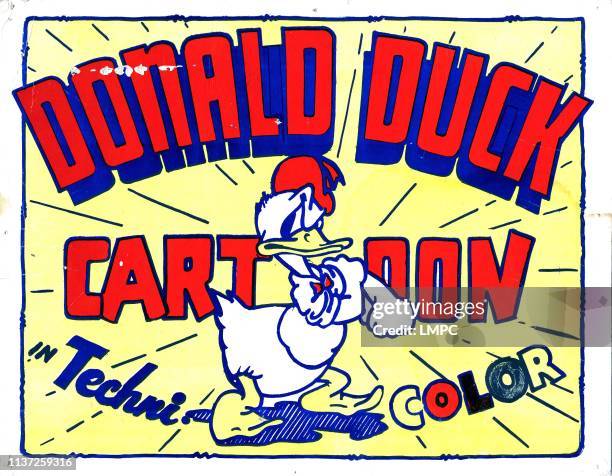 Donald Duck, poster, circa 1940s.