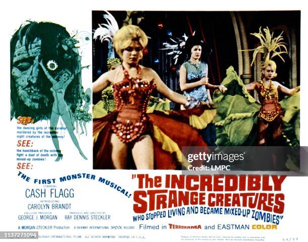 The Incredibly Strange Creatures Who Stopped Living And Became Mixed-up Zombies!!?, lobbycard, 1964.