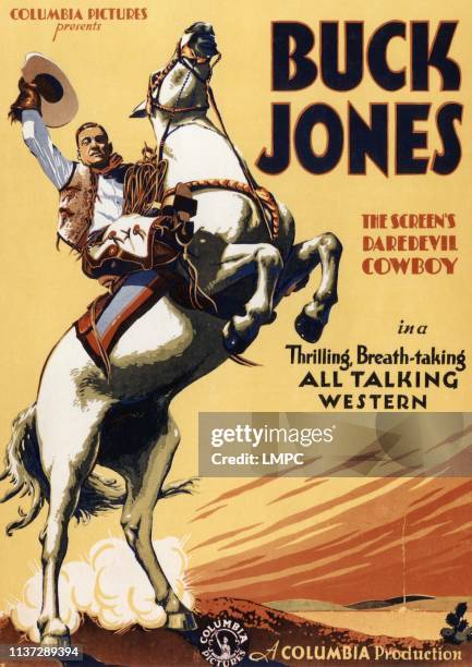 The Lone Rider, poster, Buck Jones, 1930.