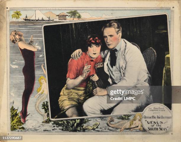 Venus Of The South Seas, lobbycard, from left: Annette Kellerman, Roland Purdie, 1924.