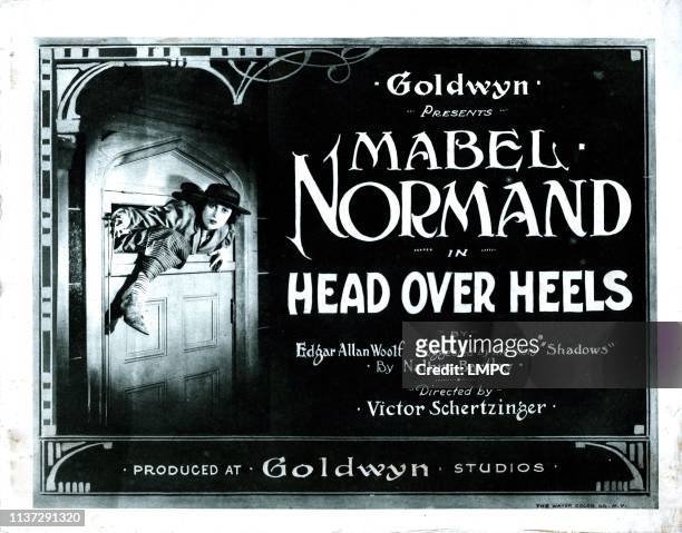 Head Over Heels, poster, Mabel Normand, 1922.